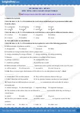 Đề thi học kì 2 Tiếng Anh 11 iLearn Smart World - Đề số 3